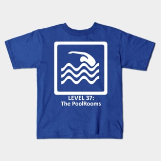 The PoolRooms - The Backrooms -Level 37 -Found Footage Kids T-Shirt